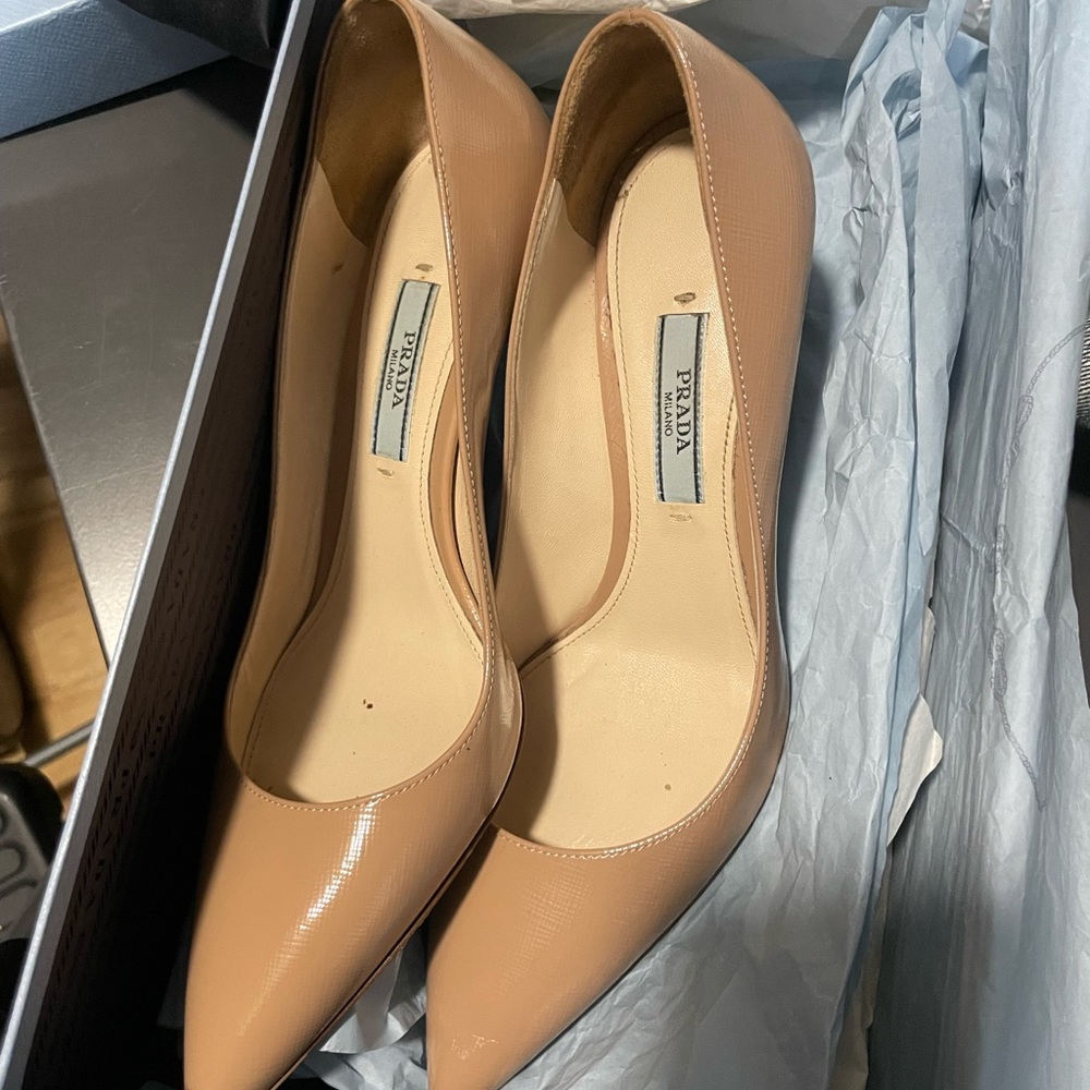 Prada Nude Pumps